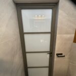 Drzwi z szybą mleczną