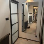 Drzwi z szybą mleczną